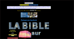 Desktop Screenshot of la-bible-sur-le-net.org